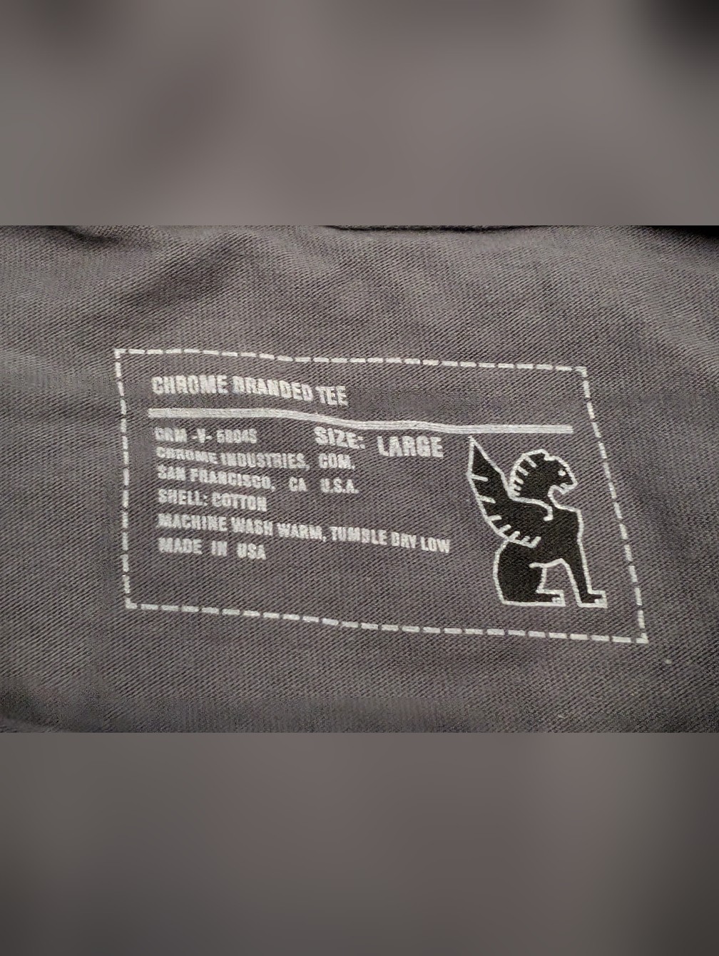 Nwt Chrome Beer For Warmth Graphic T-Shirt Men's Size Large — image 3 of 5